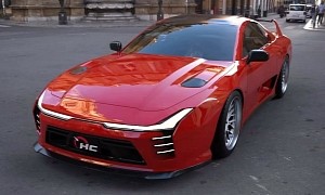 Digital Mitsubishi 3000GT Reinvention Looks Ready for Grand Tourer ICE Brawls