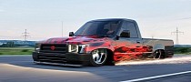 Digitally Bagged Old Toyota Tacoma Rides so Hard It Should Cook for Thanksgiving