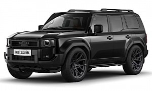 Digitally Blacked-Out Toyota Land Cruiser Feels Ready to Hunt Wrangler and Bronco Prey 
