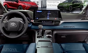Digitally Refreshed 2025 or 2026 Toyota Sienna Gets Showcased Inside-Out in Ritzy Hues