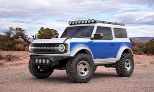 Digitally Remastered 2021 Ford Bronco Looks Ready for Some Vintage Road Trips