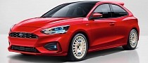 Digitally Revived Ford Escort Reverts Focus to Three-Door Hatchback Glory Days