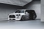 Digitally Slammed, Widebody Toyota 4Runner Has a Monochromatic Style, or Two