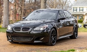 Dinan-Tuned 2006 BMW M5 in Black Sapphire Looks Like Something Bruce Wayne Would Drive