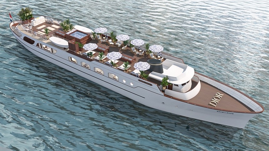 Dior-branded Excellence yacht
