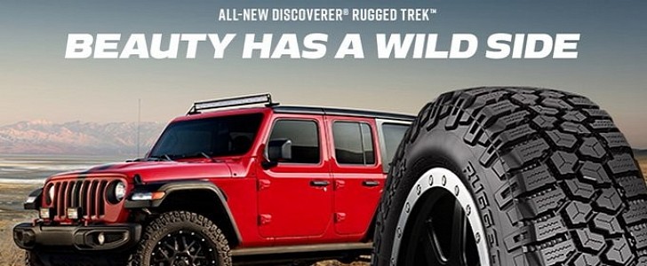 Discoverer Rugged Trek is an all-terrain customizable tire