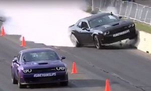 Discovery Network's Richard Rawlings Crashes Hellcat While Drag Racing