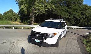 Distracted Cop Hits Bike Rider With His Car, Admits he Was Looking at His Phone