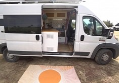 DIY Camper Van Blends Charming Looks With a Convertible Bed and Other Creature Comforts