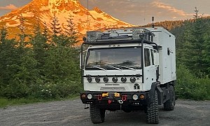 DIY Converted Army Truck Is Tech-Packed to the Max, Has a Helicopter Joystick in the Cab