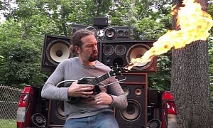 DIY Mad Max Fan Creates Flame-Spewing Ukulele, Pays Tribute to the Doof Warrior