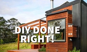 DIY Tiny House Will Inspire You With Its Design, Surprise Hidden Features