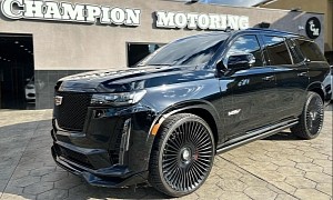 D.J. Humphries Goes All the Way to the Top With a Blacked-Out Cadillac Escalade V