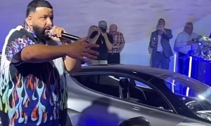 DJ Khaled Gives Speech and Tries Out the Czinger 21C After Miami GP Inaugural Event