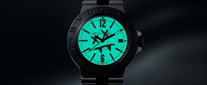 The new Bvlgari Aluminium Steve Aoki Limited Edition automatic watch