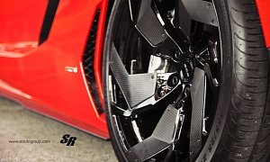 DMC Aventador Gets Spectacular Carbon Fiber PUR Wheels