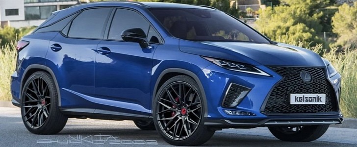 Lexus RX rendered to look more sporty