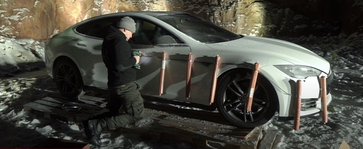 Finnish owner blows up Tesla Model S