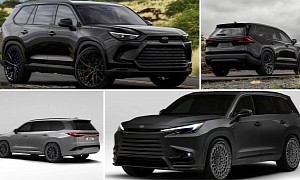 Do You Want a Lexus TX or a Grand Highlander With Faked Aftermarket Murdered-Out Vibes?