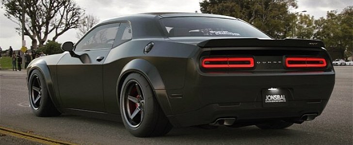 2018 Dodge Challenger SRT Demon rendered