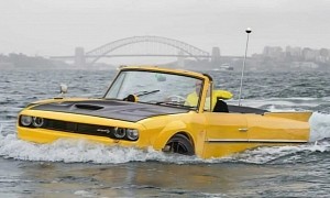 Dodge Challenger “Amphi Hellcat” Is a Boat Car We'd Love to Be Seen Leaking Around