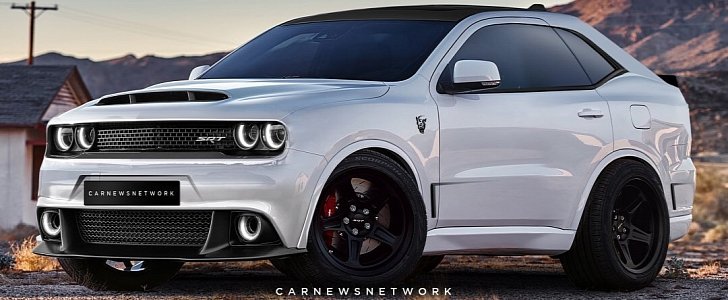 Dodge Challenger Baby Suv Looks Adorable Flexes Its Muscle Autoevolution