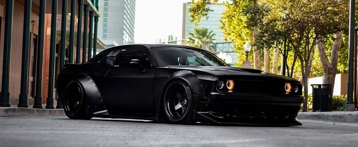 Dodge Challenger Black Beauty Looks Like The Dark Side Of Mopar
