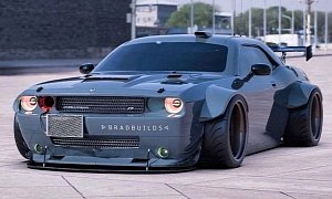 Dodge Challenger "Cyber Bully" Looks Like a Widebody Offender
