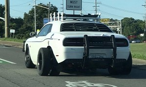 Dodge Challenger Dually Makes for the Weirdest and Dumbest Mod You’ll See All Day