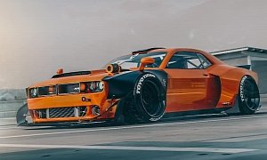 Dodge Challenger Hellcat "Aero" Is the King of Widebody, Has Quirky Air Scoop