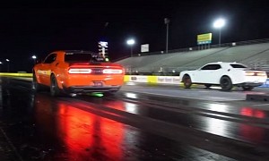 Dodge Challenger Hellcat "El Cucuy" Drag Races Demon, Monster Always Wins