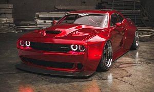 UPDATE: Dodge Challenger Hellcat "Fat Boy" Looks Extra Thicc, Has Carbon Blade