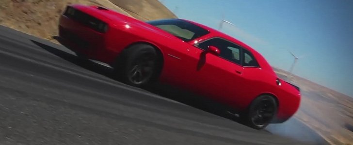 Dodge Challenger Hellcat Meets Twisty Road