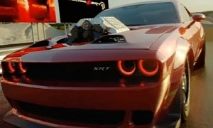 Dodge Challenger Hellcat "Muscle Mountain" Flexes Twin Superchargers in Render