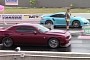 Dodge Challenger Hellcat Races Porsche 911 Turbo, Loser Commits Major Drag Racing Faux Pas
