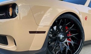 Dodge Challenger Hellcat "Sand Stormer" Rides on 22-Inch Forgiato Wheels
