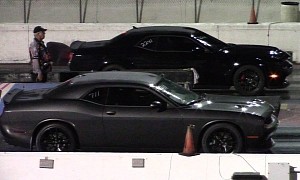 Dodge Challenger Hellcat Shows Challenger 1320 Scat Pack What Real Power Is