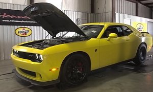 Dodge Challenger Hellcat to Receive Hennessey Power Upgrade, Here’s the First Dyno Test