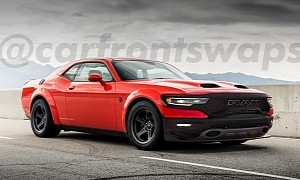 Dodge Challenger Hellcat TRX "Face Swap" Looks Like Big Muscle