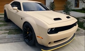 Dodge Challenger Hellcat With Desert Storm Wrap Is a Few Mods Away From Deploying Freedom