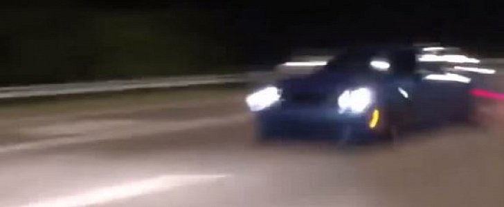 Dodge Challenger Hits 198 MPH while Street Racing