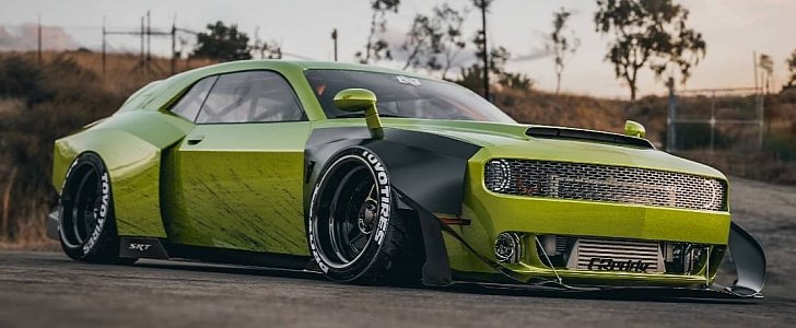 Dodge Challenger "Hunchback" rendering
