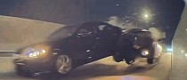 Dodge Challenger Meets Speeding Tesla Model 3, Rage Chase Leads to Massive Crash