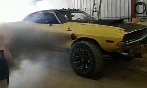 Dodge Challenger "Mopar Tractor" Is Here To Roll Some Coal