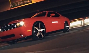 Dodge Challenger on 22-inch Vossen Concave Wheels