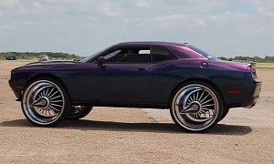 Dodge Challenger on 32-In Floaters Would’ve Been a Donk in a Different Life