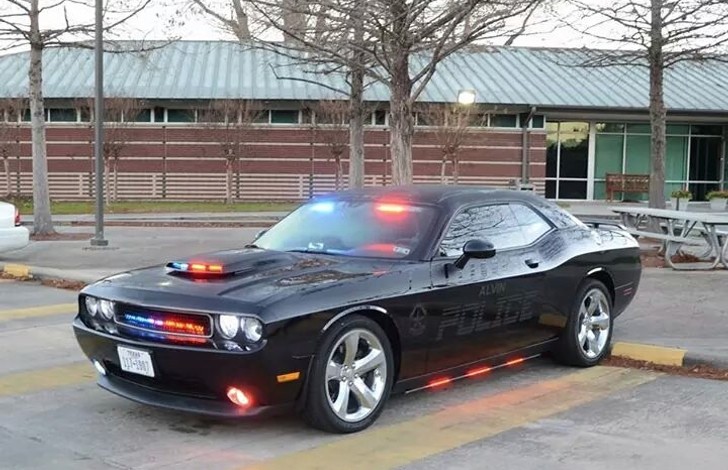Dodge Challenger Police Car in Texas