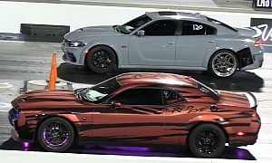 Dodge Challenger Redeye Drags Charger, Challenger, SUV, and It's Not Even Close