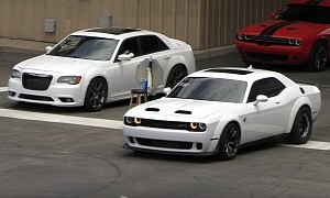 Dodge Challenger Redeye Never Stood a Chance Against This Testy Chrysler 300