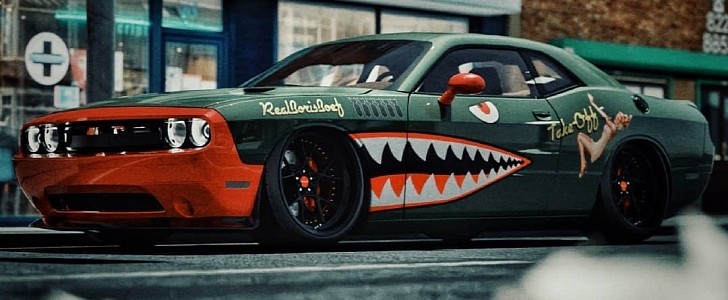 Dodge Challenger "Shark Teeth" (rendering)